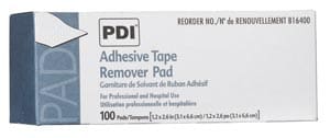 Pdi adhesive tape remover pad.