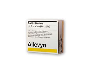 A box of alleyn on a white background.