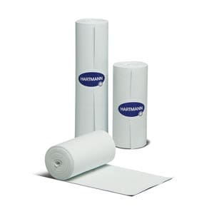 Three rolls of white paper on a white surface.