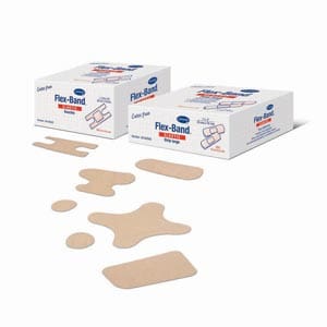 Two boxes of plaster bandages on a white background.