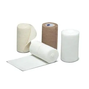 Four different types of bandages on a white background.