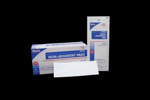 A box of sterile adsorbent pads.