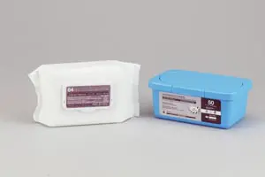 A blue container and a blue container next to each other.