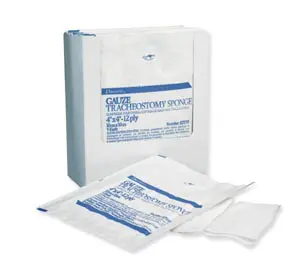 A package of disposable surgical gowns on a white background.