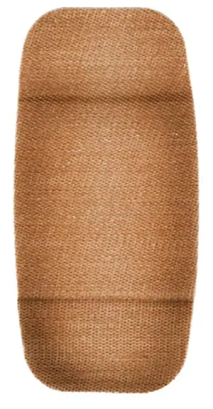 An image of a tan woven bag on a white background.