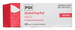 Pdi alcohol prep pad.