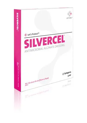 A box of silvercel with a pink cover.