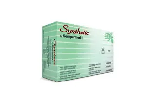 A box of sythic syringes on a white background.