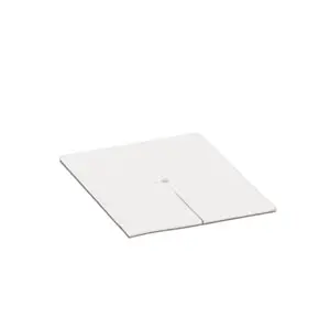 A white piece of paper on a white surface.