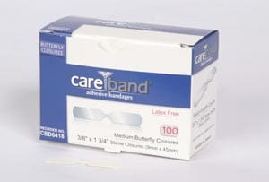 A box of careband tape on a white background.