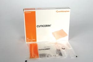 A package of cutcin on a white surface.