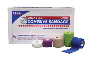 A box of bandage with four different colors.