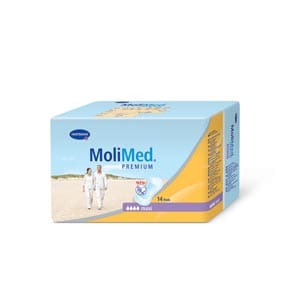 A box of molimed diapers on a white background.