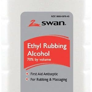 Swat ethyl rubbing alcohol 1 gallon.