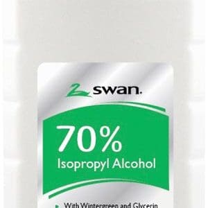 Swan 70 % equilibrium alcohol.