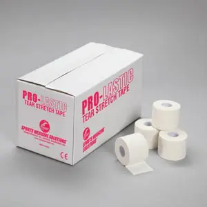 A box of pro-stretch tape on a white background.