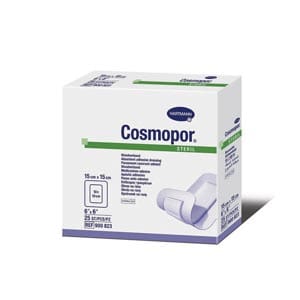 A box of cosmopor on a white background.