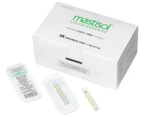 A box with a package of mastol syringes and a box of syringes.