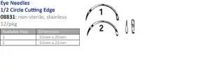 A diagram showing how to make a pair of eyelash extensions.