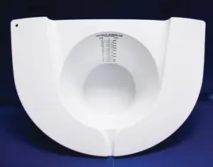 A white toilet bowl with the seat up.