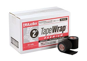 Muller tape wrap 2 - pack, black.