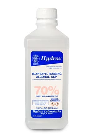 A bottle of hydrox sports lubricant.