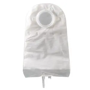 A white plastic bag on a white background.