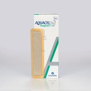 Aquagel adhesive bandage in a box.