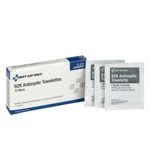 A pack of sterile apheresis wipes.