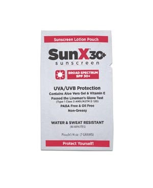 Sunx30 uva/uvb protection patch.