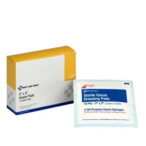 A box of sterile saline wipes and a box of sterile saline wipes.