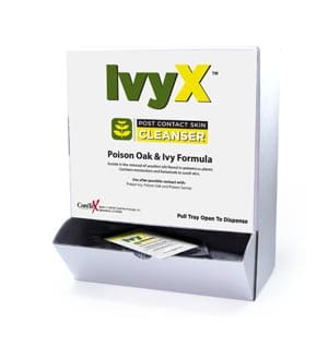 A box of ivyx cleanser in a white box.