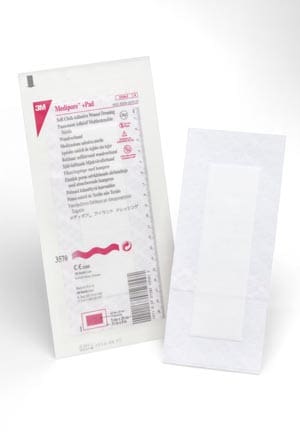 A pack of white paper with a white sticker on it.