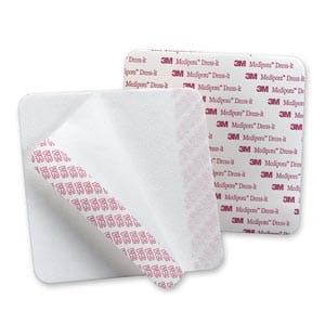 A pair of white and pink paper towels on a white background.