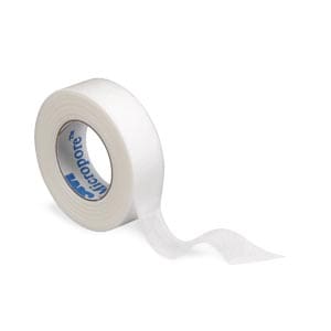 A white tape on a white background.