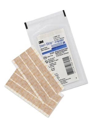 Three 3m adhesive strips in a package.