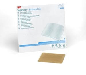 3m teflon-coated hydrocolloid bandage.