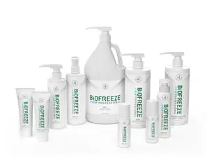 Biofeeze skin care products.