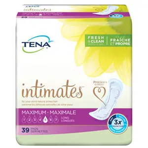 Tena intimates maximum maxi.