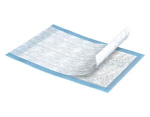 An image of a disposable diaper on a white background.