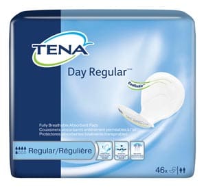 Tena day regular pads.