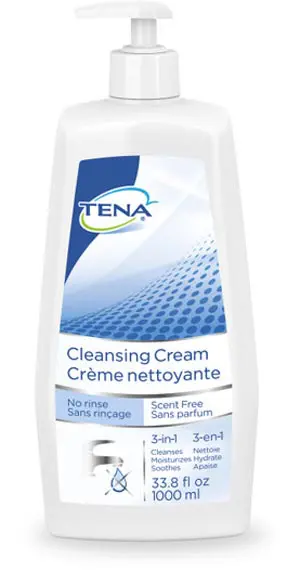 Tena cleansing cream creme.