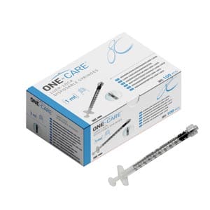 One care syringe with box.