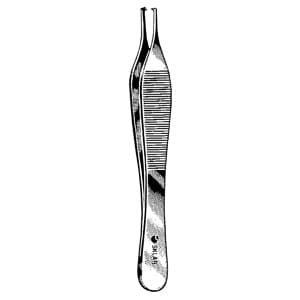 A black and white drawing of a tweezers, vintage line drawing or engraving illustration illustration.