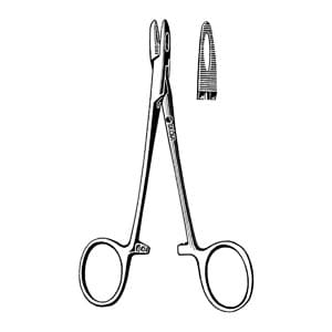 A pair of scissors on a white background.