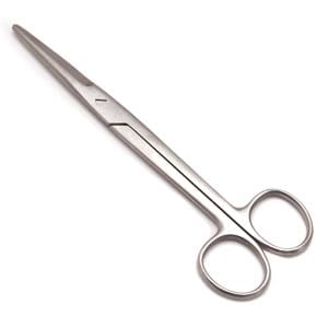 A pair of scissors on a white background.