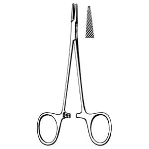 A pair of scissors on a white background.