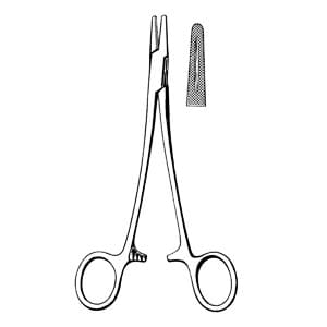 A pair of scissors on a white background.