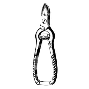 A drawing of a pair of pliers, vintage line drawing or engraving illustration illustration.