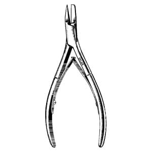 A pair of pliers on a white background.